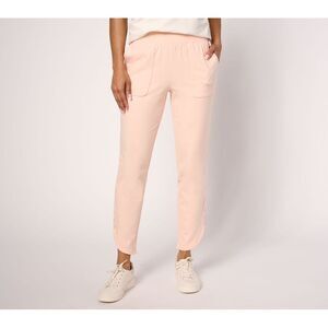Ryan Simkhai Eyeshop Women's Petite Pants PXL Denim & Co. Active Duo Pink